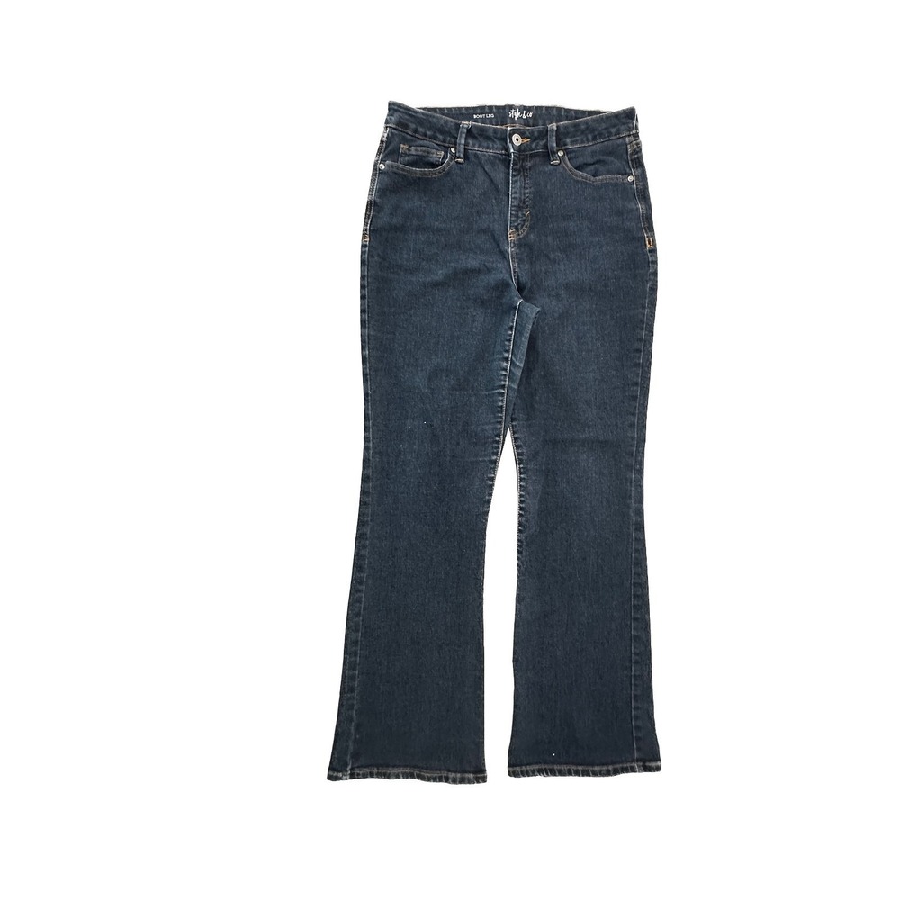Style & Co Bootleg Women's size 10 Dark Wash Blue Denim Jeans